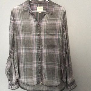 American Eagle plaid shirt